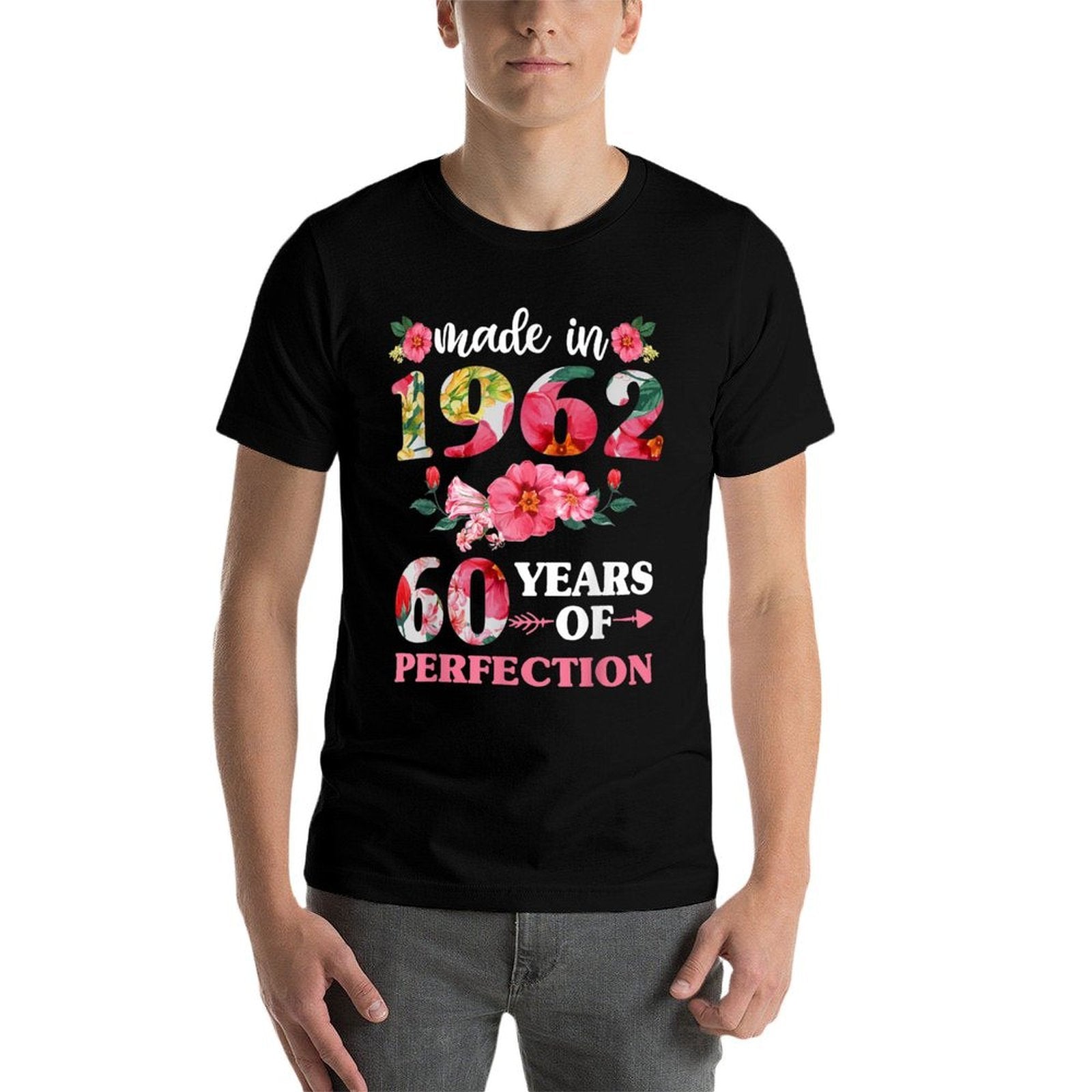 60th Birthday For Women, Made in 1962 60 Of Perfection  Eco-friendly Material T-Shirt
