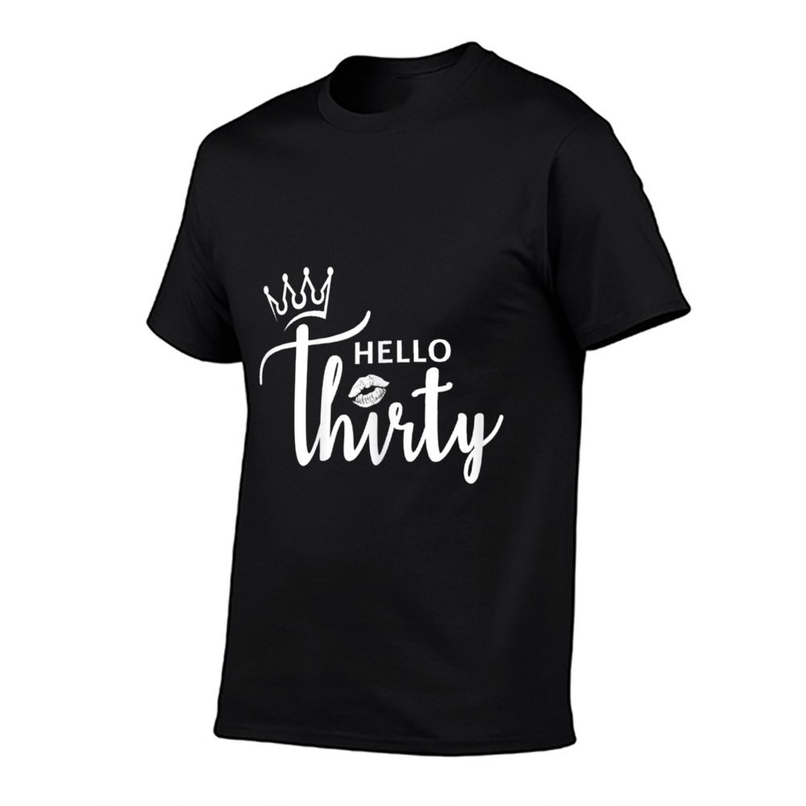 Womens Hello Thirty 30th Birthday for Her  Wrinkle-resistant T-Shirt