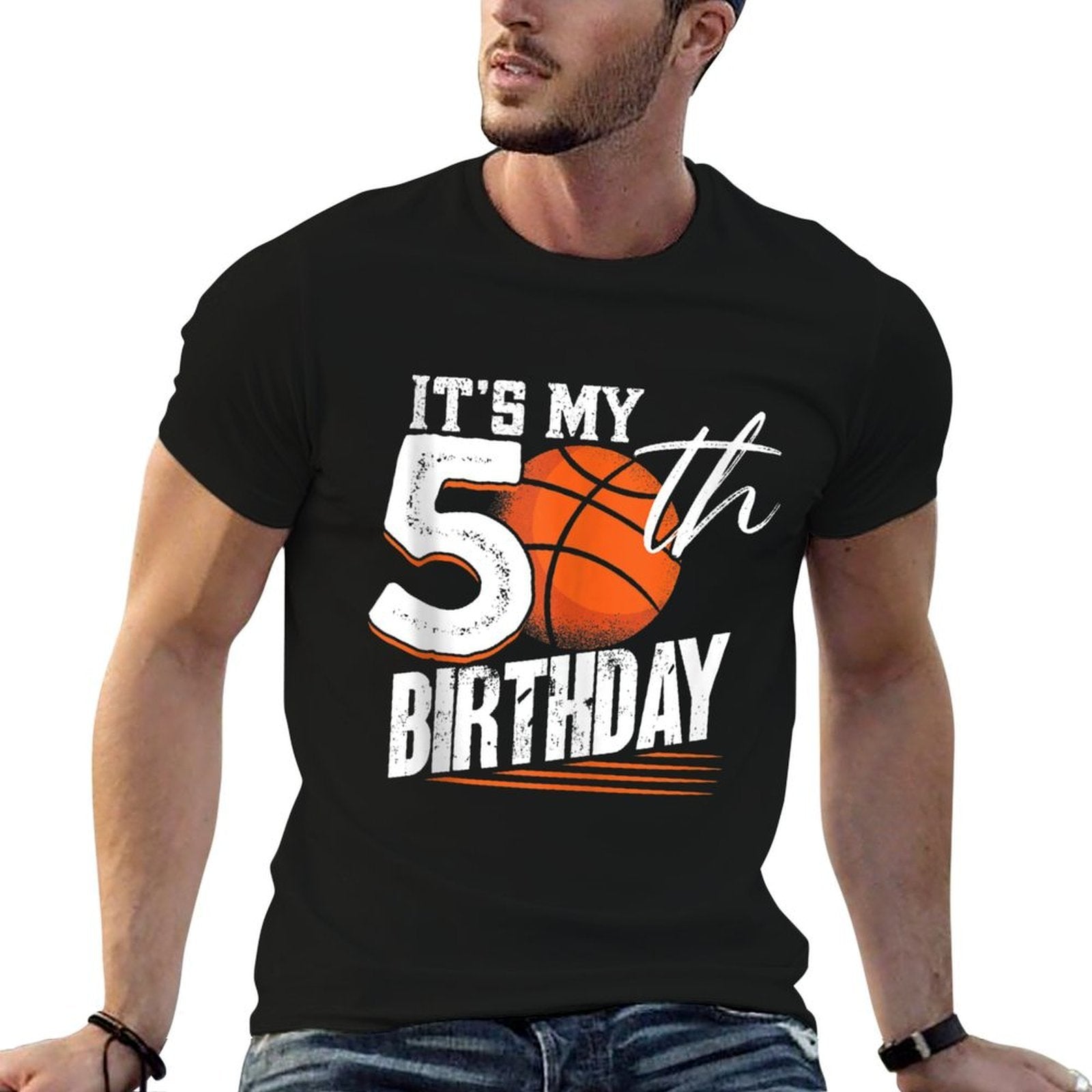 50 Years Old Vintage Basketball 50th Birthday  Eco-friendly Material T-Shirt