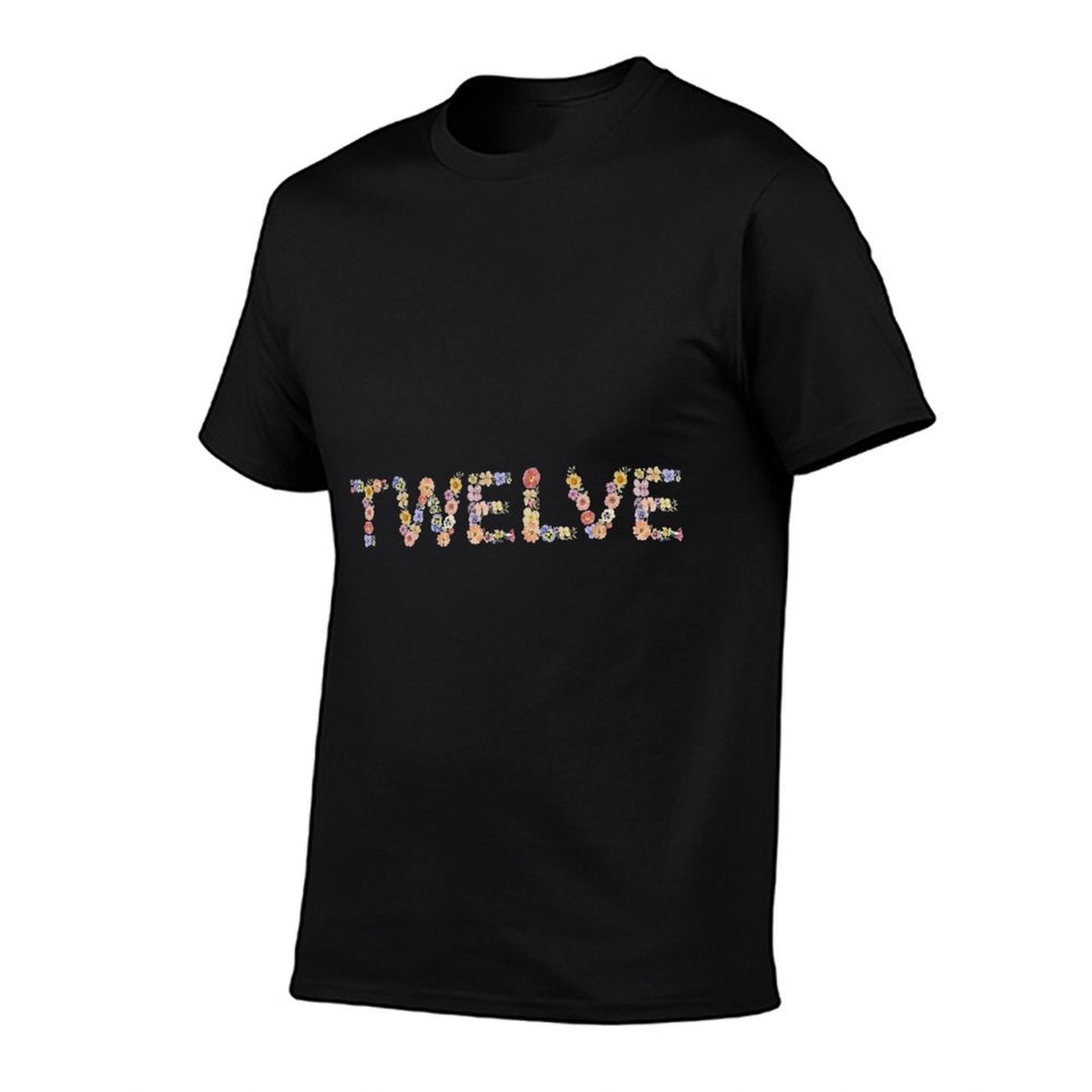12th Birthday Wildflower Theme Twelve Year Old Bday Flowers  Graphic-printed T-Shirt