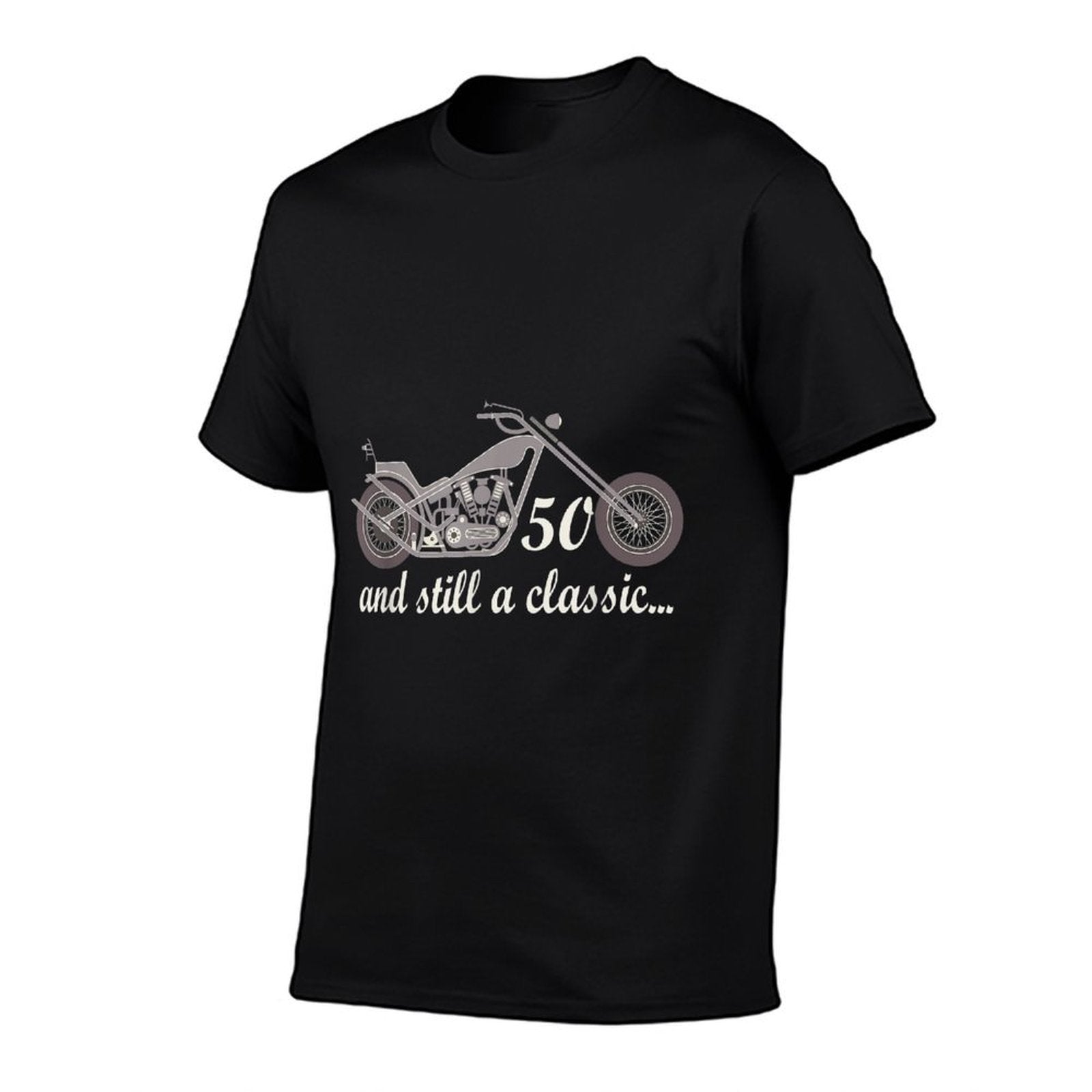 50th Birthday Tshirt Motorcycle Bike 50 Year Old Vintage  Relaxed-fit T-Shirt