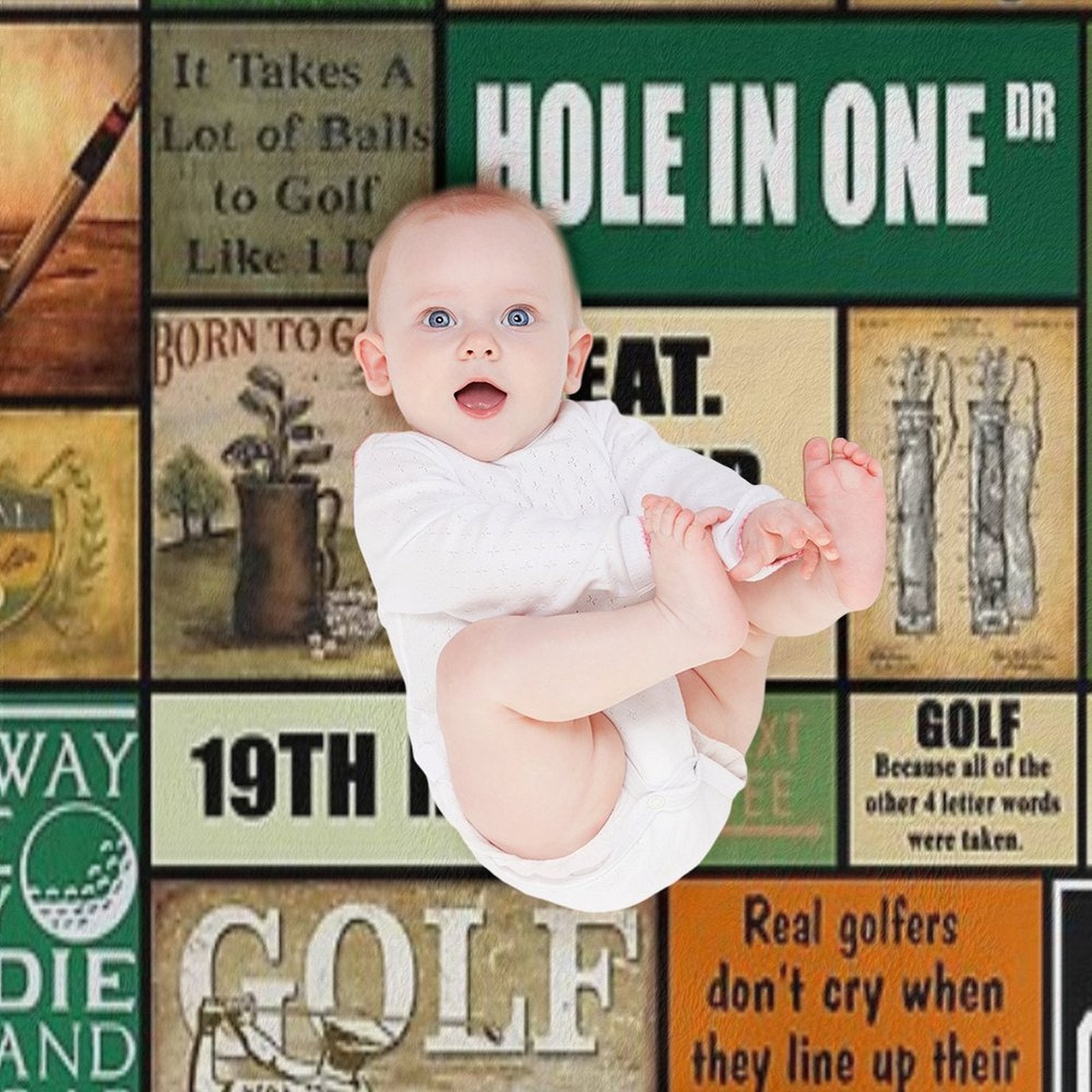 Golf - Golf Lover - Golf Life Wrinkle-free Throw Blanket