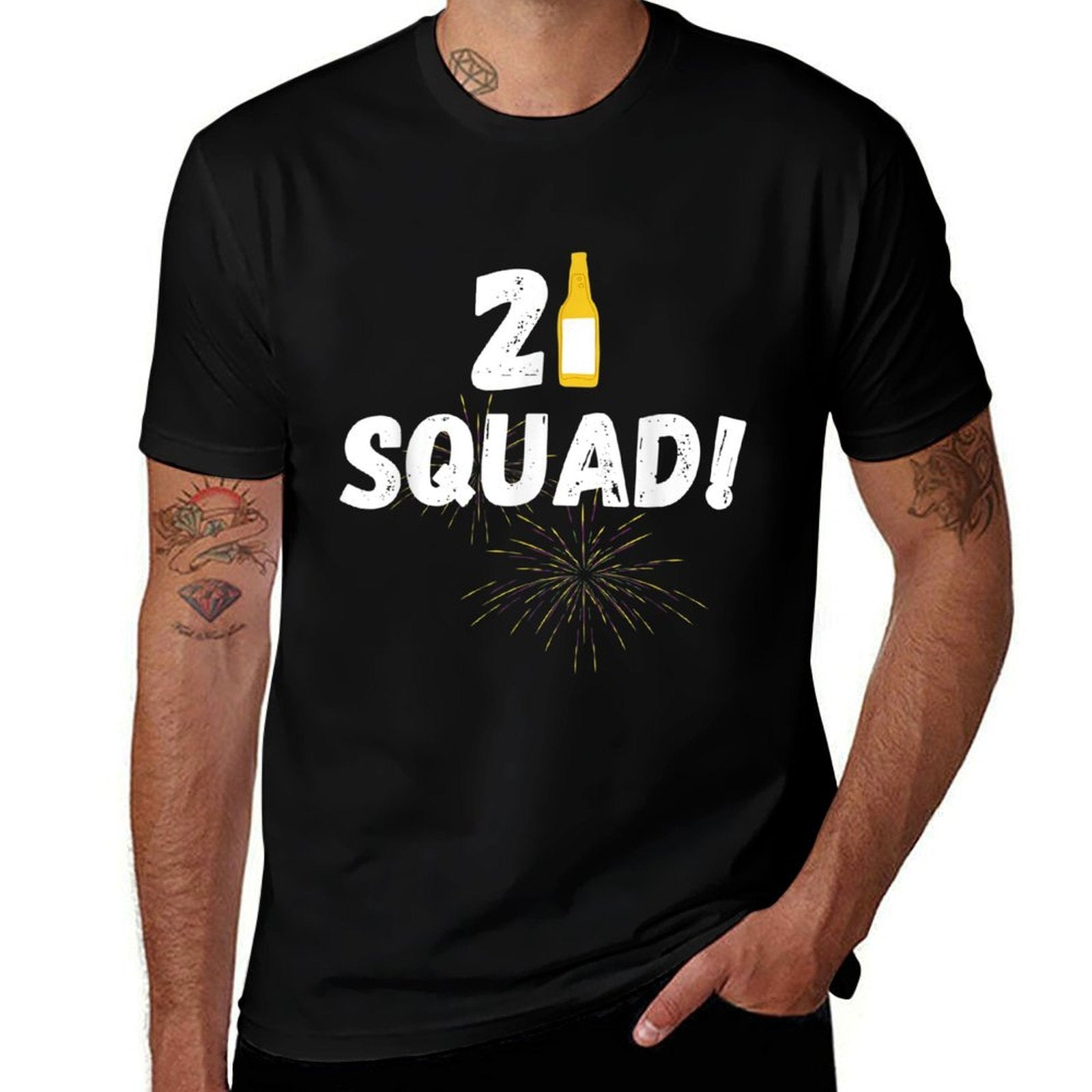 21 Squad Funny 21st Birthday Gift  Classic T-Shirt