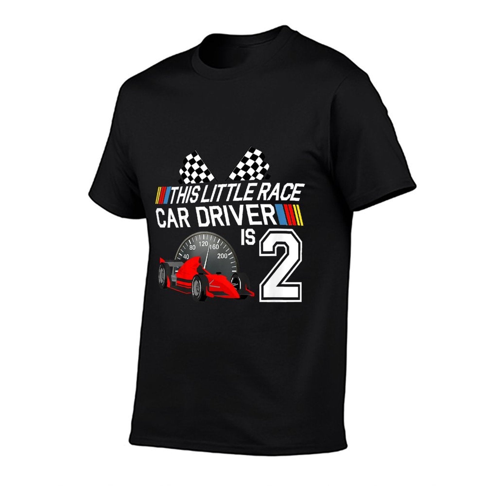 2 Year Old Race Car Birthday 2nd Racing Party Gift  Slim-fit Cut T-Shirt