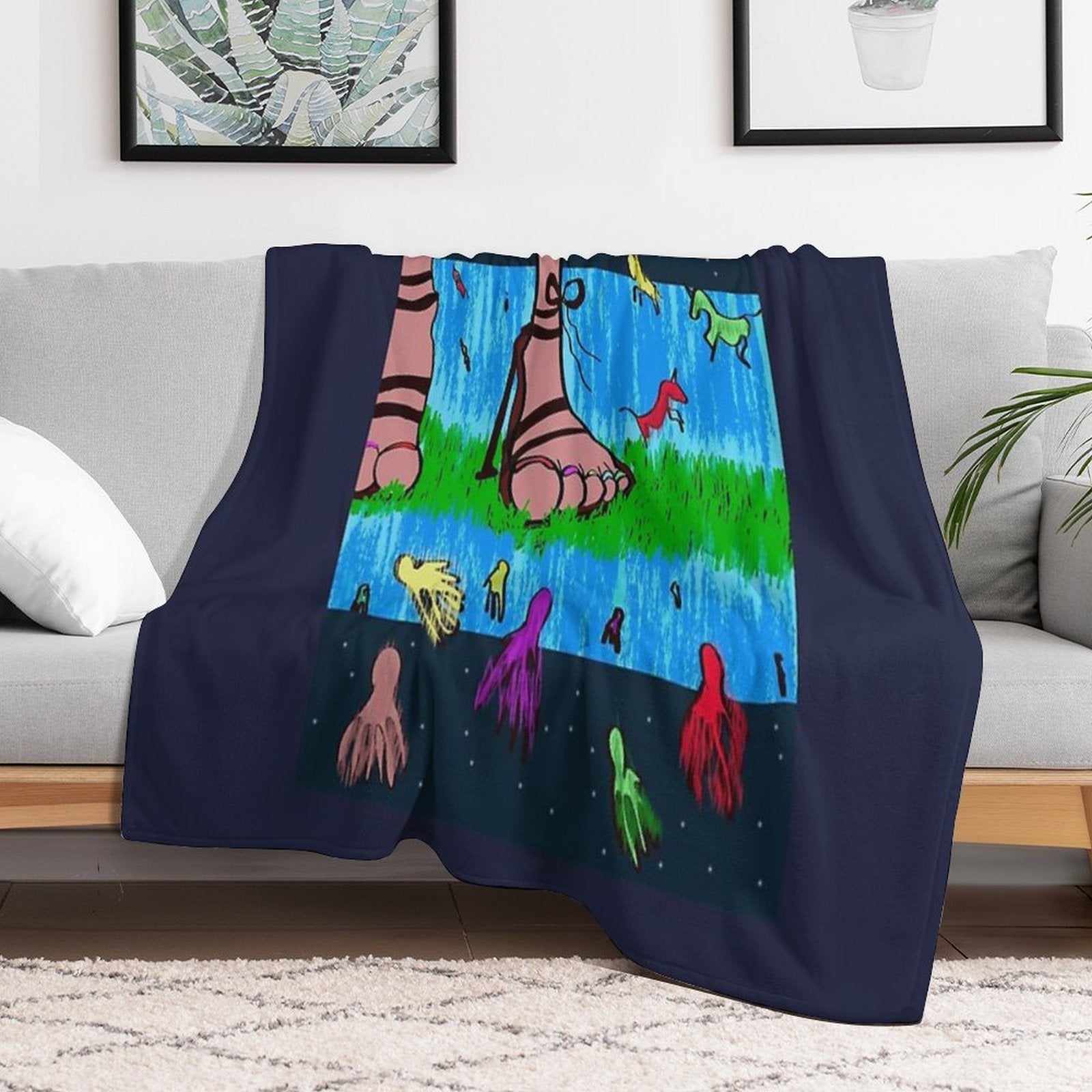 Day Dreaming Machine-washable Throw Blanket