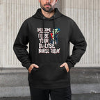 Funny Dialysis Nurse for Halloween A Dialysis Vampire Colorfast Hoodie