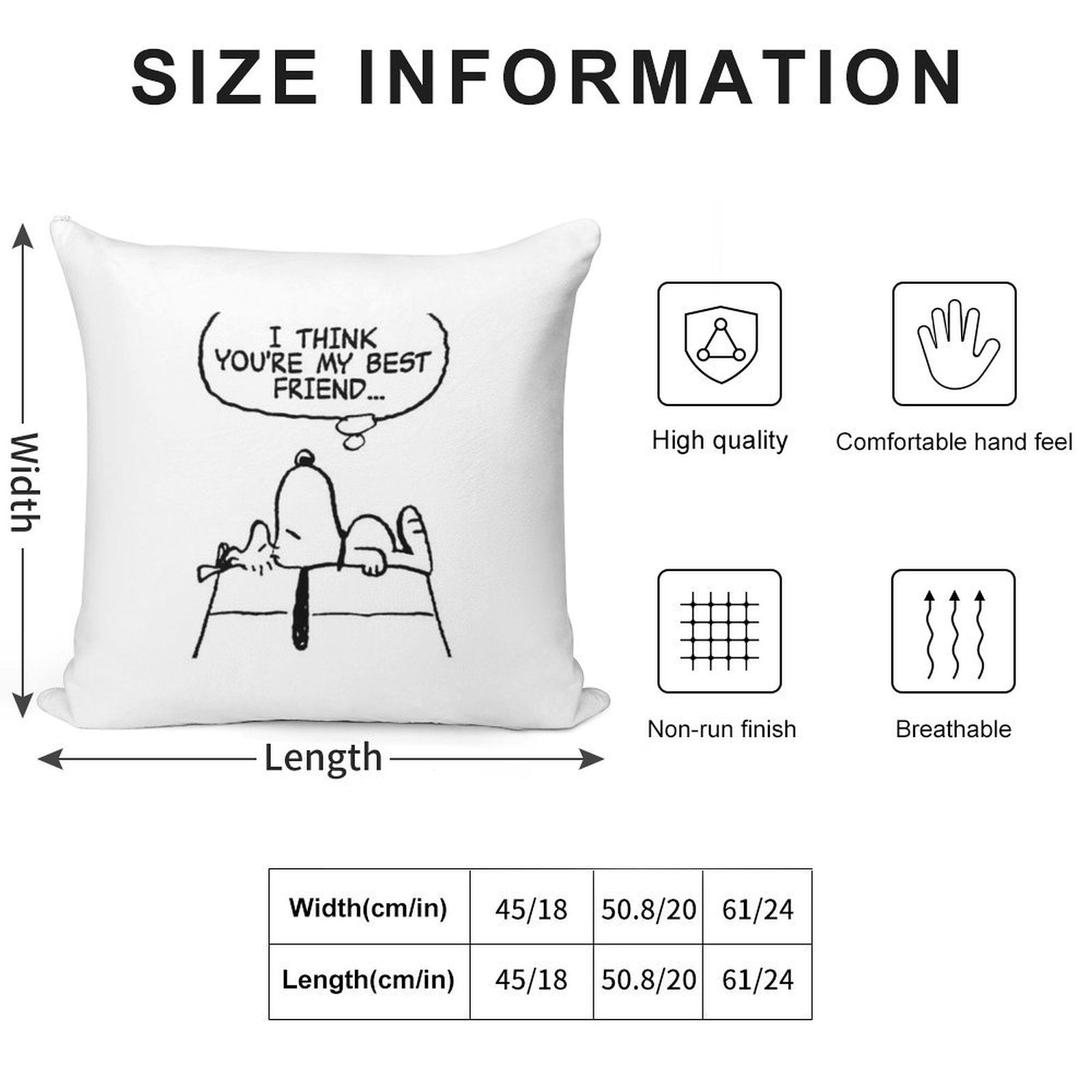 Snoopy X Woodstock X Fall Out Boy The Kids Aren't Alright Soft Easy Maintenance Throw Pillow