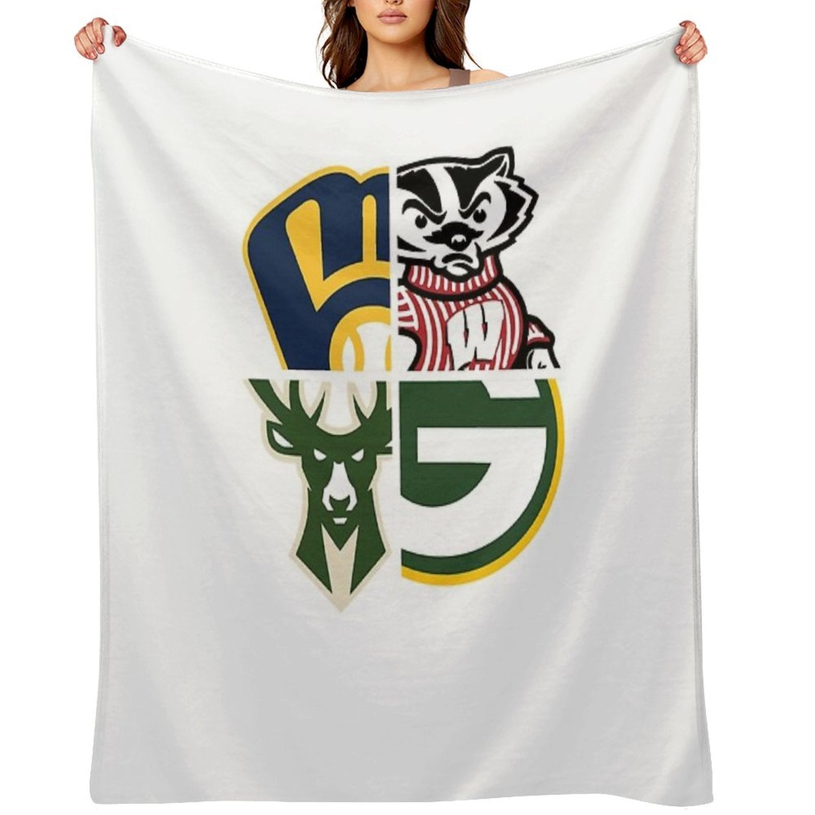 Wisconsin Sports Versatility Throw Blanket