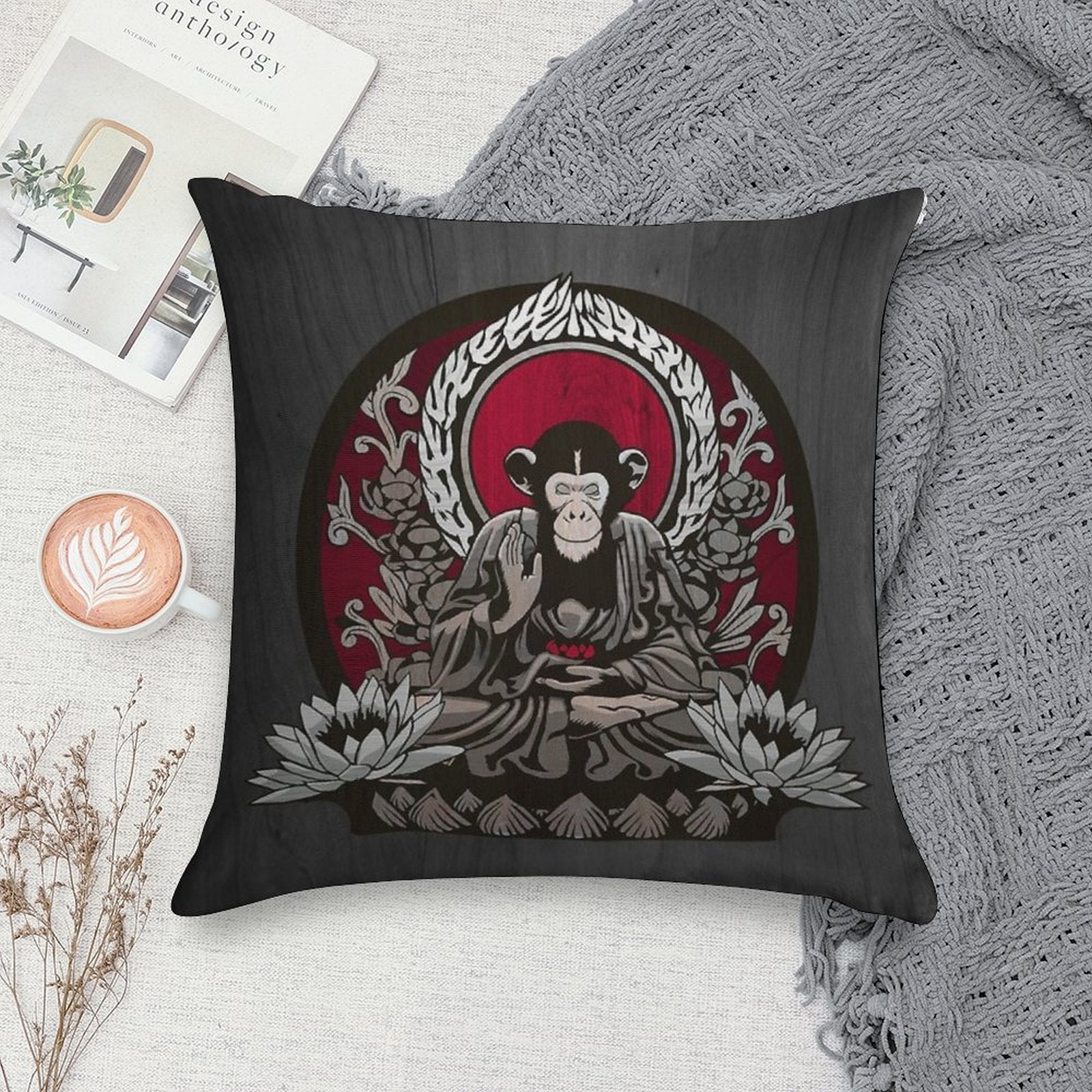 Zen Sapience Soft Luxury Feel Throw Pillow