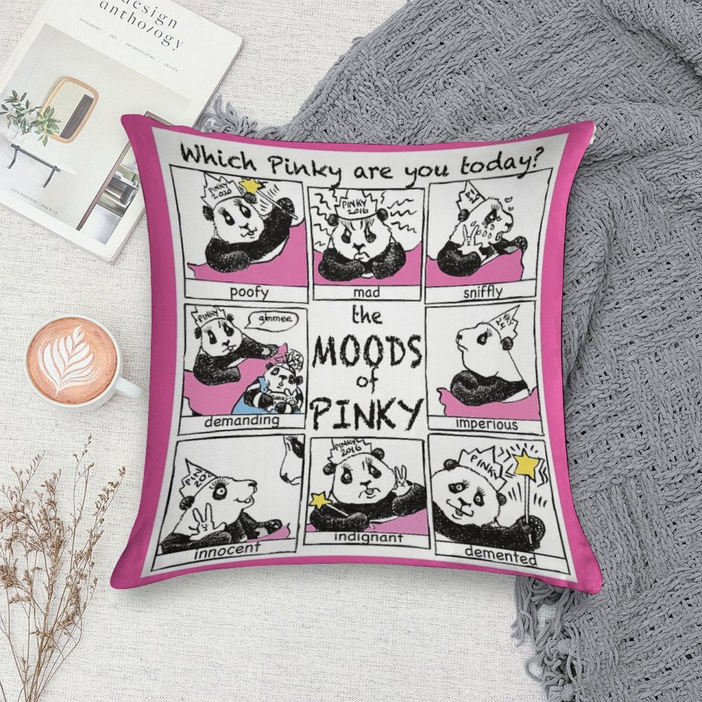 The Moods of Pinky Soft High-Density Material Throw Pillow