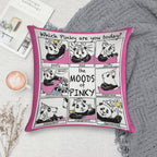 The Moods of Pinky Soft High-Density Material Throw Pillow
