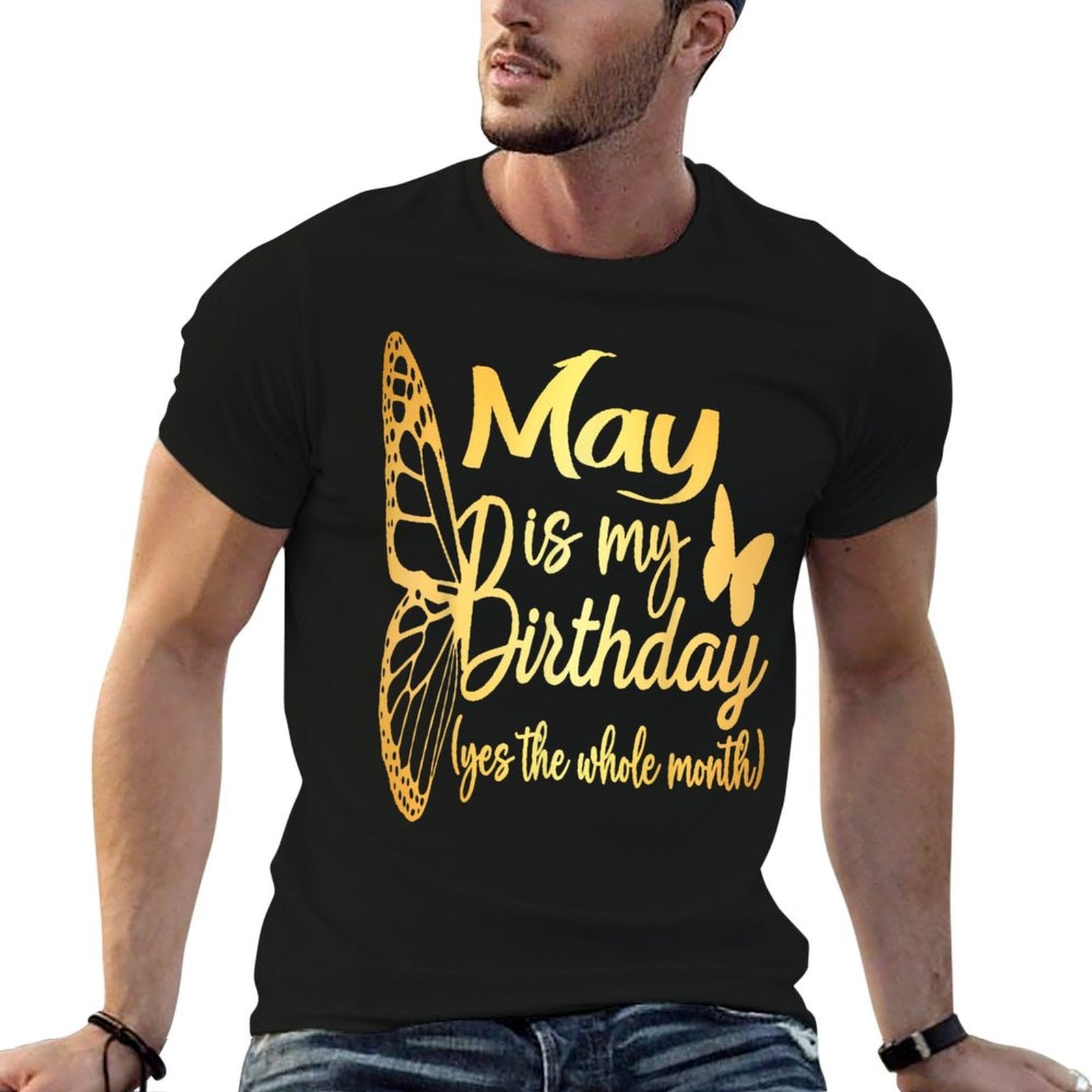 Month May Birthday For Women May Is My Birthday For Girl  Eco-friendly Material T-Shirt