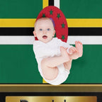 Dominica Flag Gifts, Stickers & Products - Named Lightweight Throw Blanket