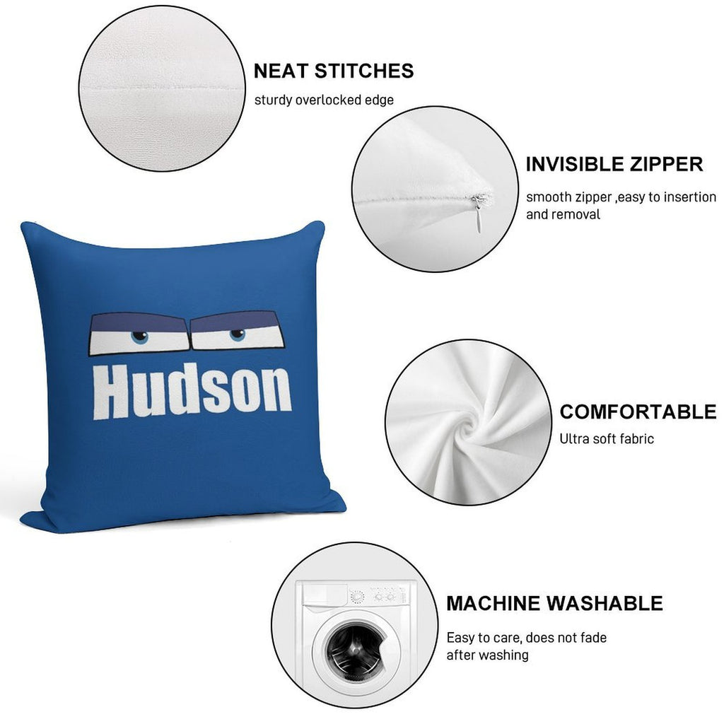 Fabulous Hudson Hornet Soft Easy Maintenance Throw Pillow
