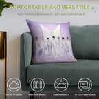 BTS THe Best All Members Soft Skin-Friendly Throw Pillow