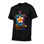 Clearwater Beach Florida Tie Dye Sea Turtle Vacation 2025 Comfortable T-Shirt
