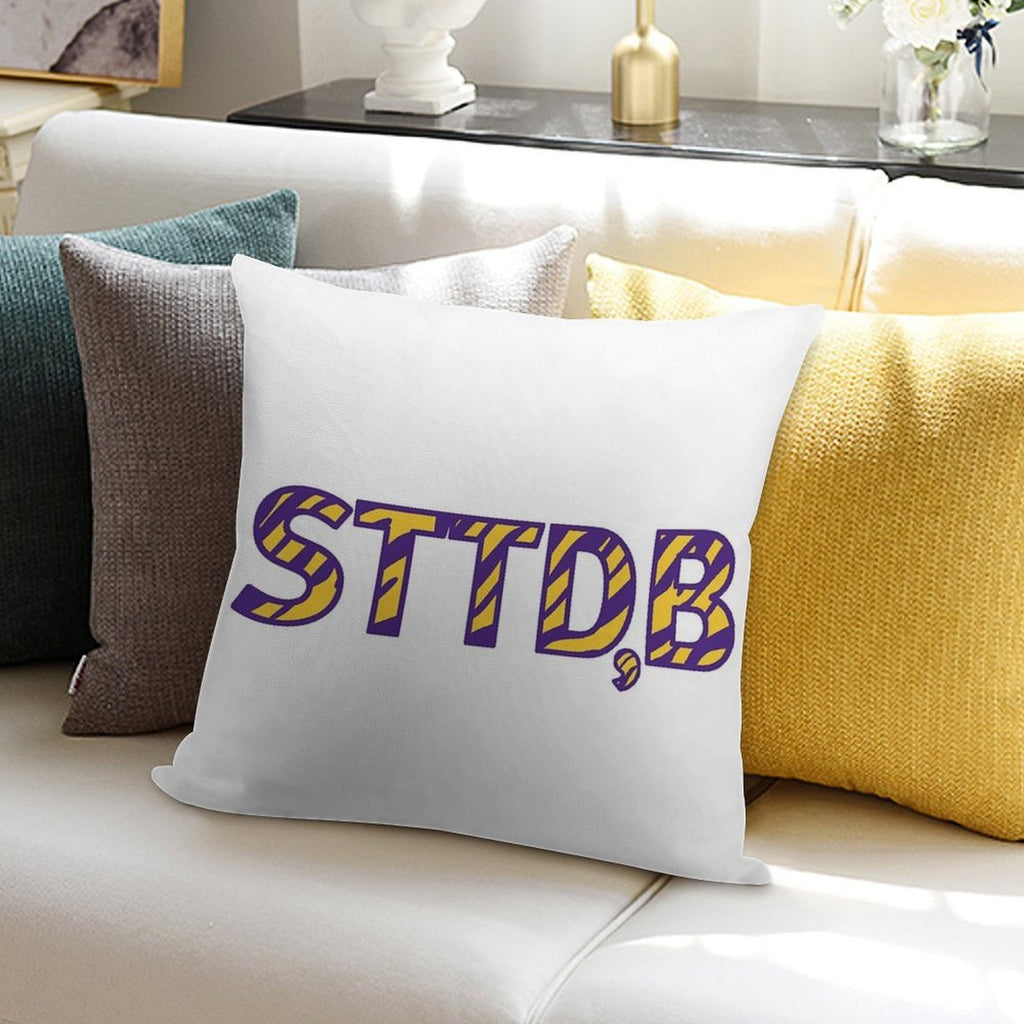Louisiana Tigers - Neck STTDB Soft Reinforced Edging Throw Pillow