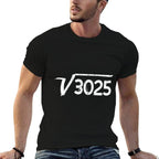 50th Birthday Square Root of 3025 Maths Raglan Baseball  Wrinkle-resistant T-Shirt