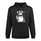 Halloween Costume Boo Ghost Rock Pumpkin Colorfast Hoodie