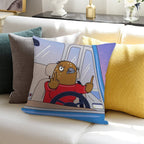 Tuca And Bertie Soft Anti-Pilling Throw Pillow