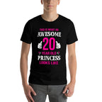 20th Birthday For Women 20 Year Old Princess Gift  Durable T-Shirt