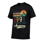 30 Years Old September 1991 Limited Edition 30th Birthday  Lightweight T-Shirt