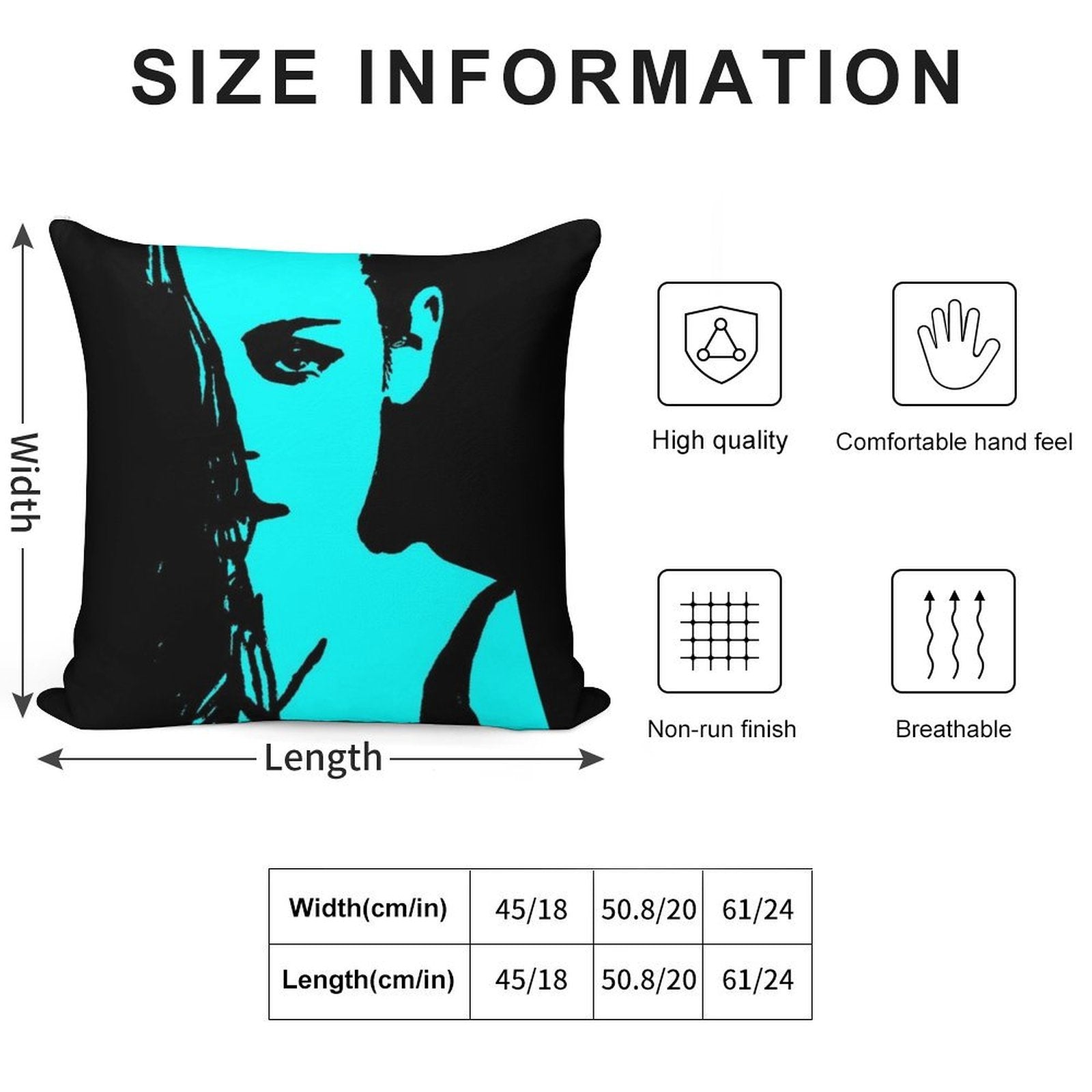 Kristen Stewart Soft Reinforced Edging Throw Pillow
