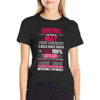Queens Are Born in May  Summer-ready Fabric T-Shirt