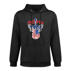 Freedom Rocks 4th of July Patriotic USA Rocks Guitar Layering Staple Hoodie