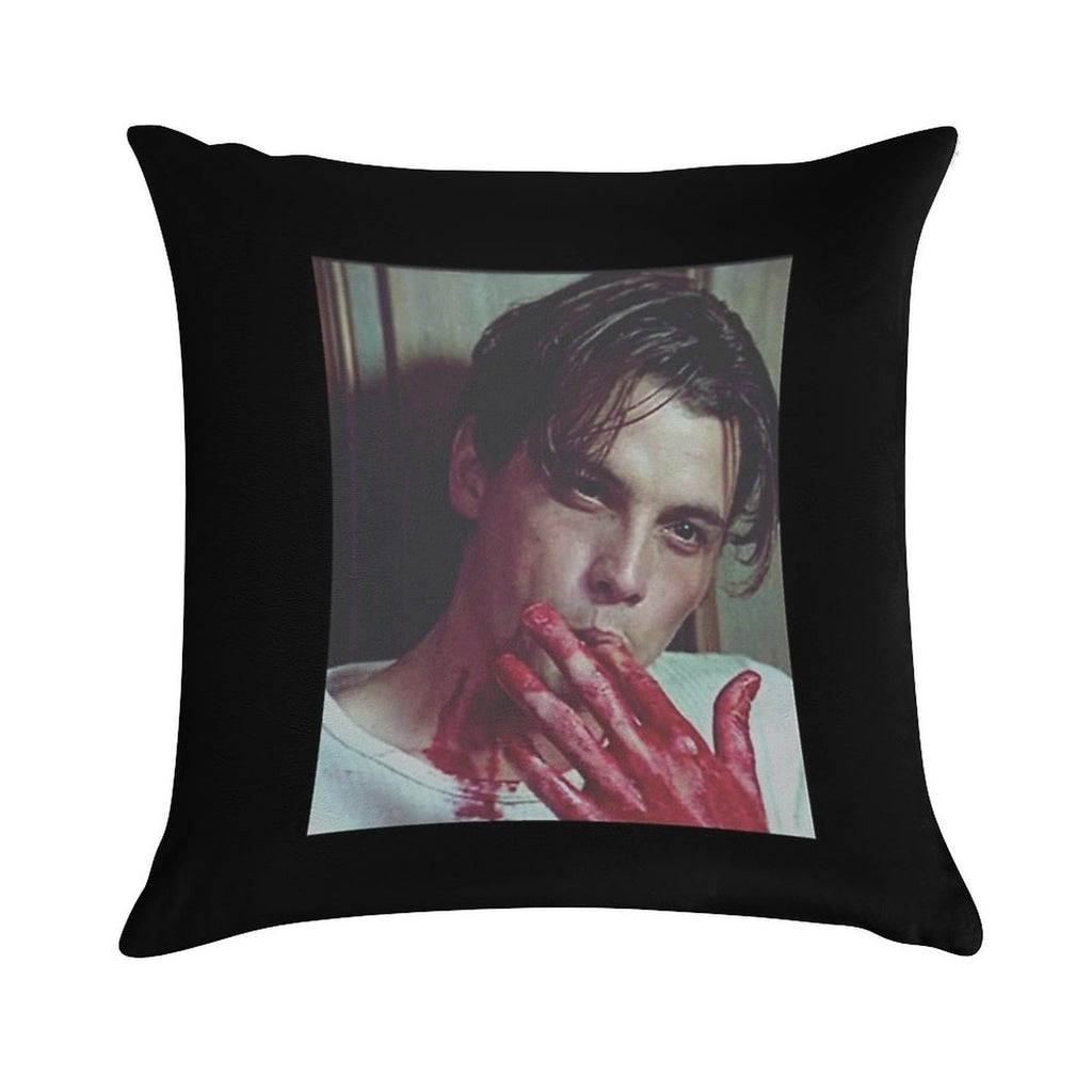Billy Loomis Scream Finger Suck Soft Bedroom Essential Throw Pillow