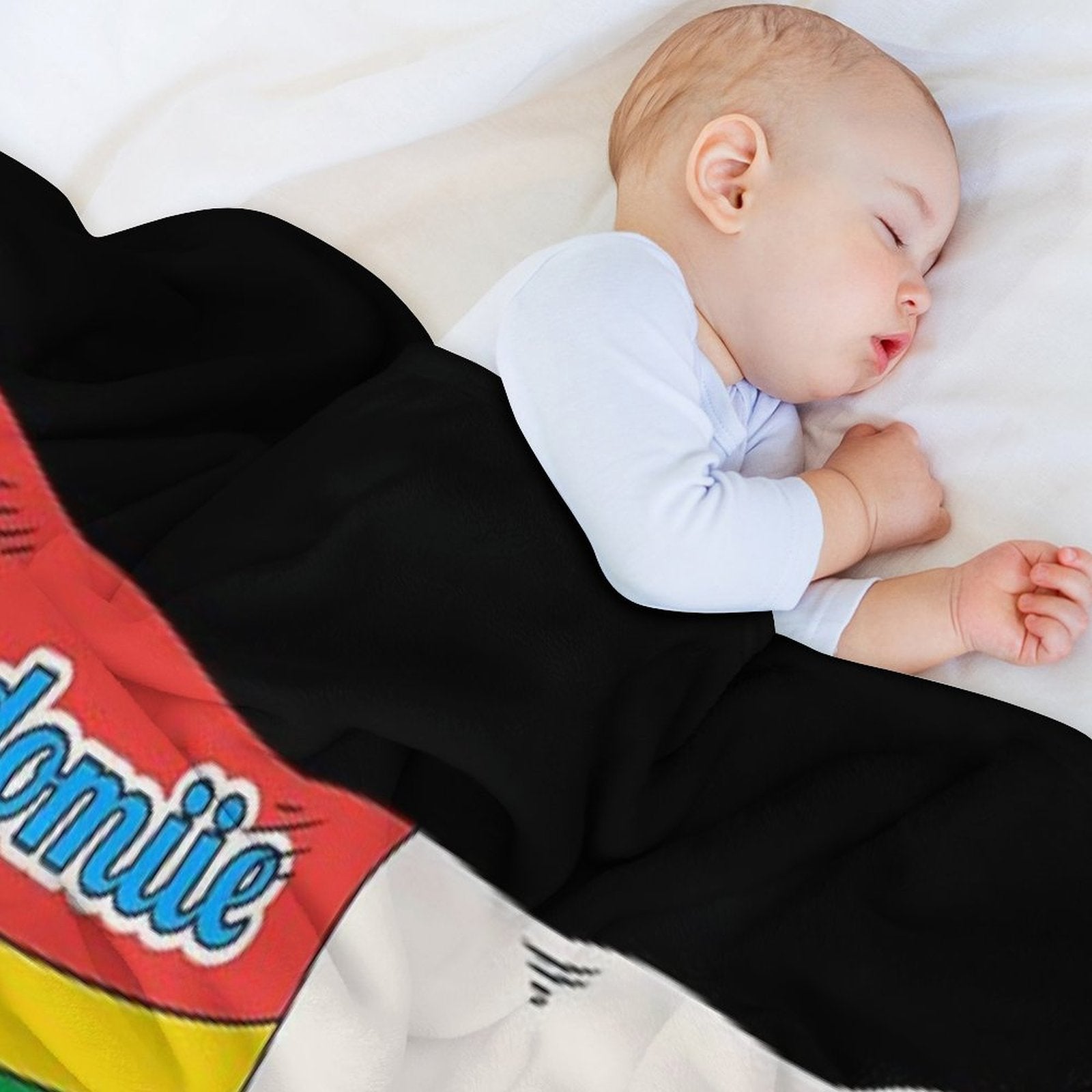 Indomiie Goreng - Fried Noodle - Indonesian Cuisine Special with Egg Plush Throw Blanket