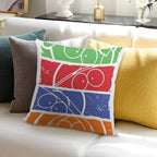 South Park Minimal Faces Soft High-Density Material Throw Pillow