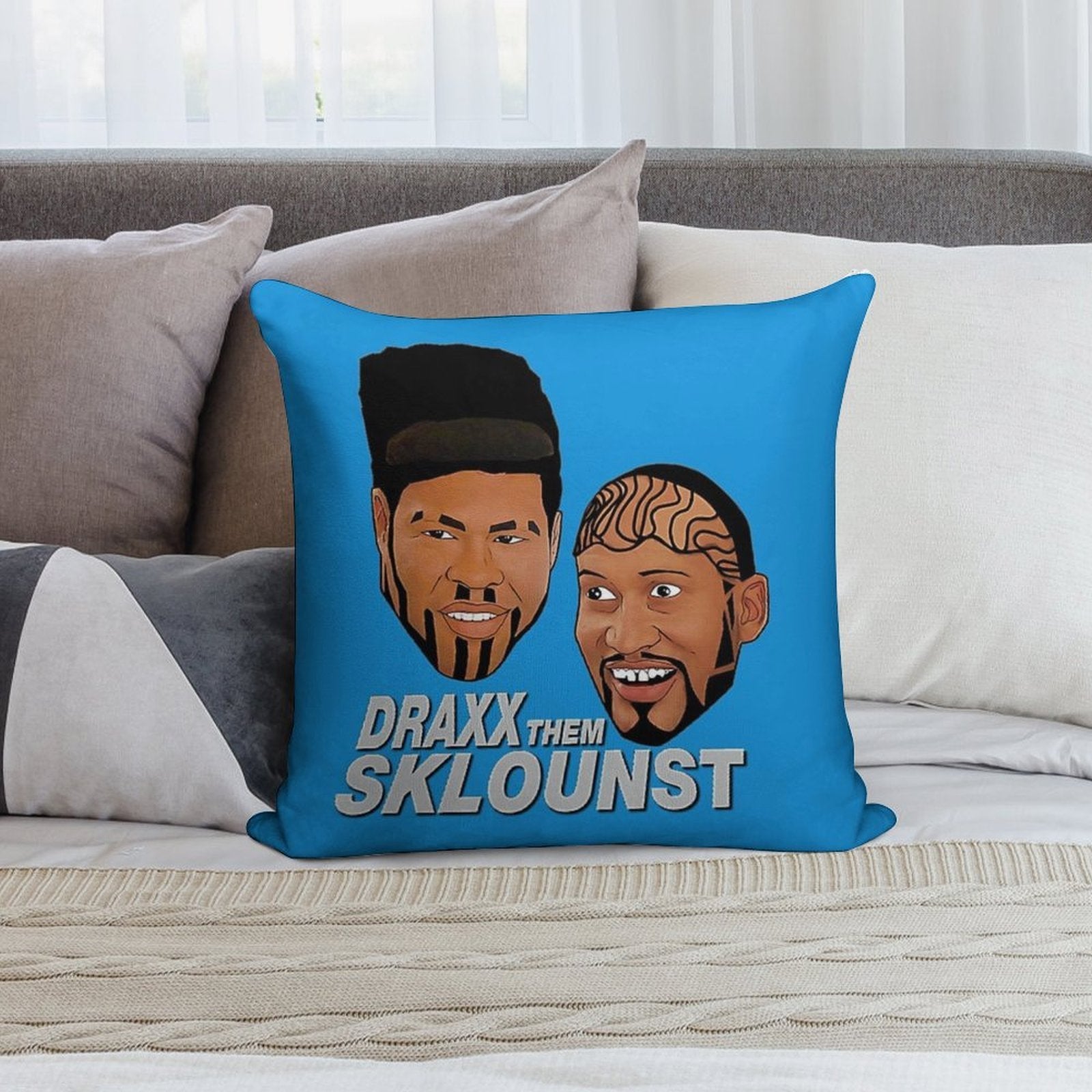 Key & Peele Draxx Them Sklounst Soft Warmth Comfort Throw Pillow