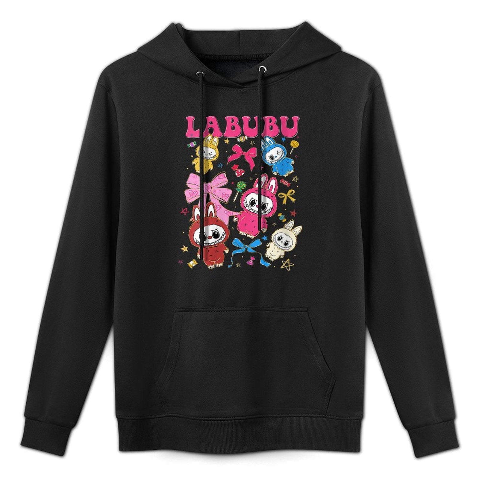 Womens Coquette Bow Labubu The Monsters Labubu Lover Men Women Kid Layering Staple Hoodie
