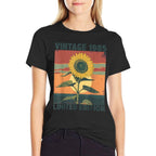 40 Years Old Gift Vintage 1985 Sunflower Lover 40th Birthday  Quick-drying T-Shirt
