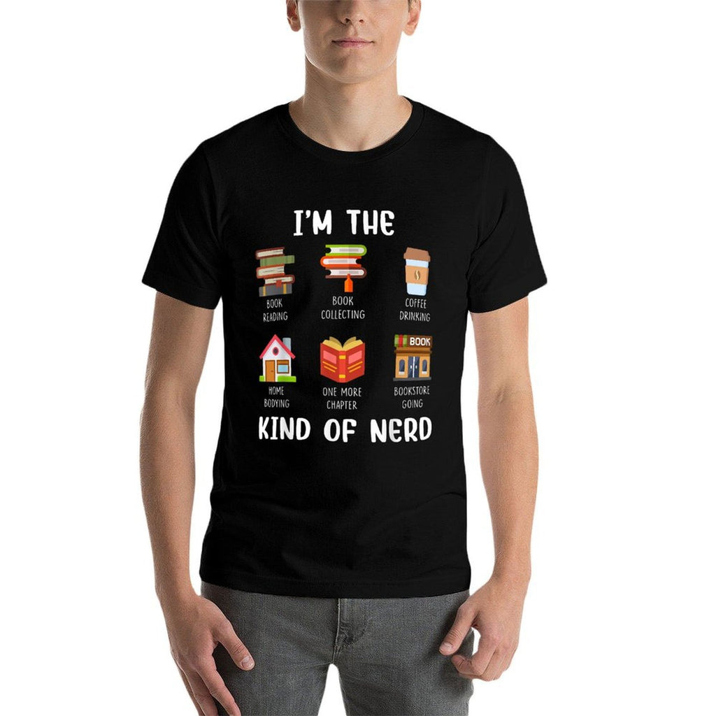 Im The Kind Of Nerd Book Reading Coffee Drinking  Lightweight T-Shirt