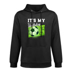 Birthday Boys 5 Soccer Its My 5th Birthday Boys Soccer Relaxed Fit Hoodie