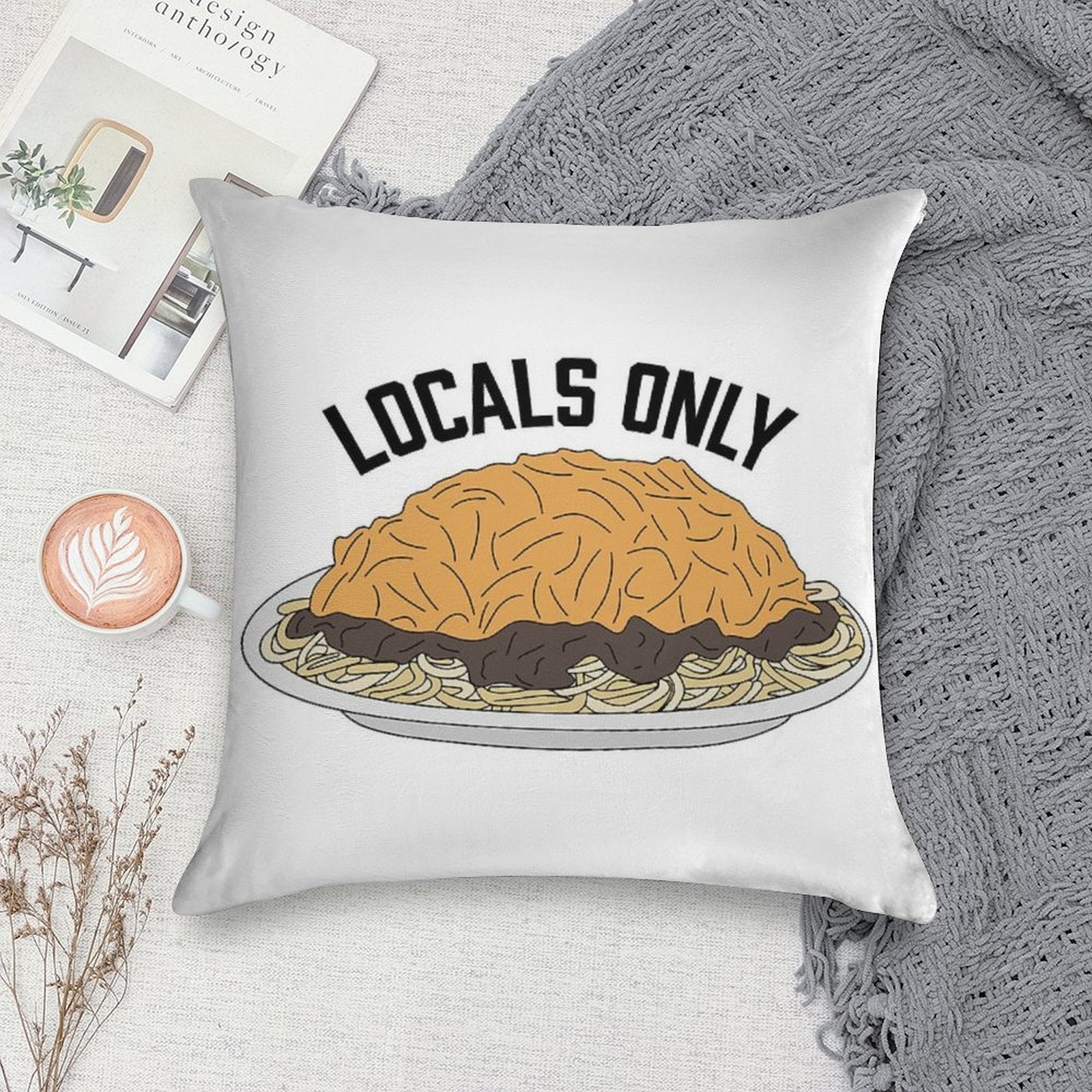 Skyline Chili Soft Washable Throw Pillow