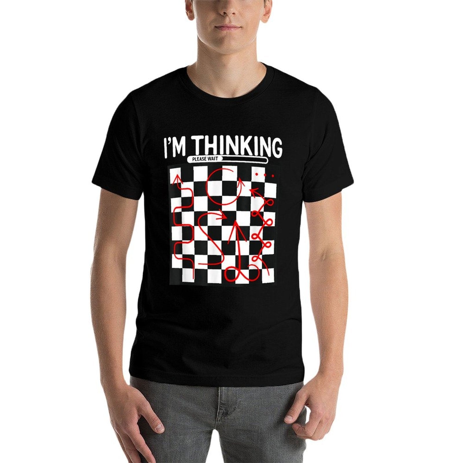 I'm Thinking Chess Apparel - Funny Chess  Eco-friendly Material T-Shirt