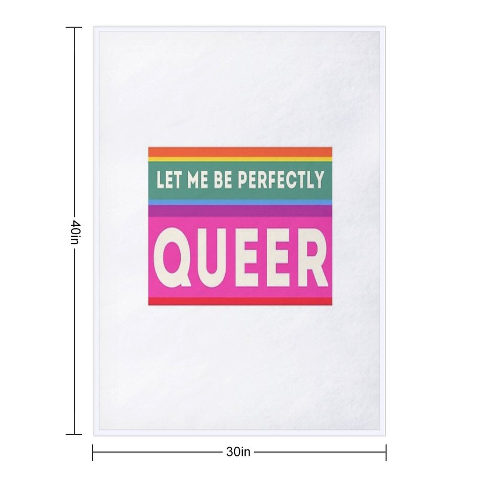 Queer Humour Durable Throw Blanket
