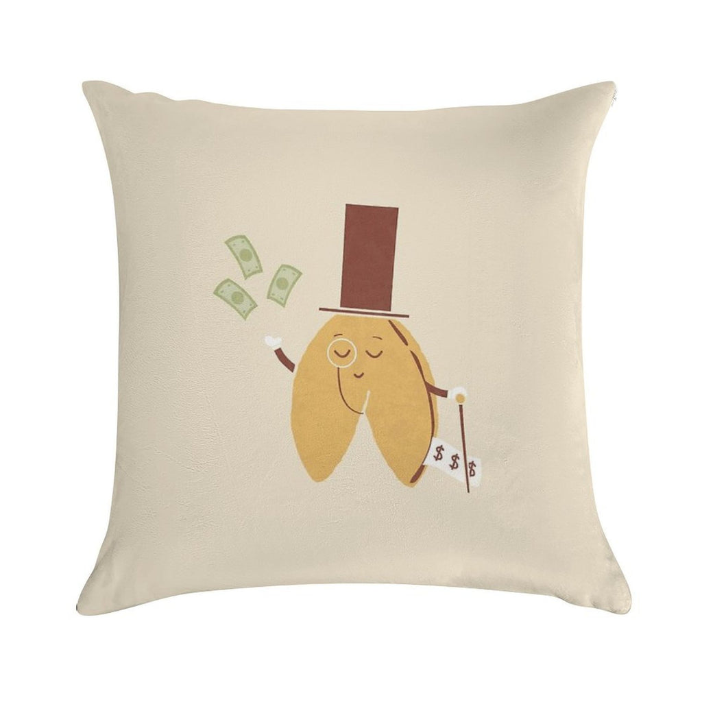Fortune Cookie Soft Bedroom Essential Throw Pillow