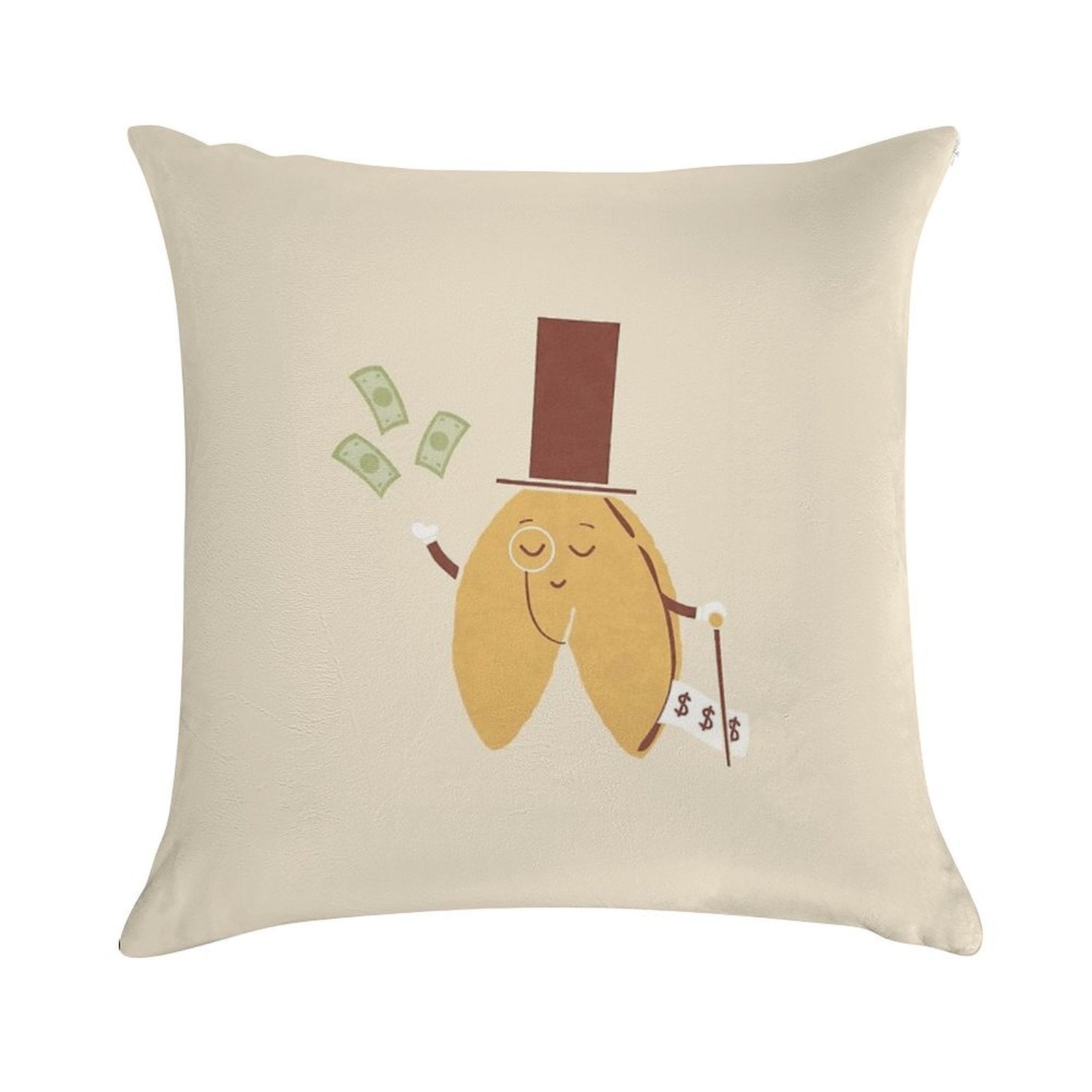 Fortune Cookie Soft Bedroom Essential Throw Pillow