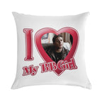 I Love My Babygirl Dean Winchester Soft Shrink-Resistant Throw Pillow