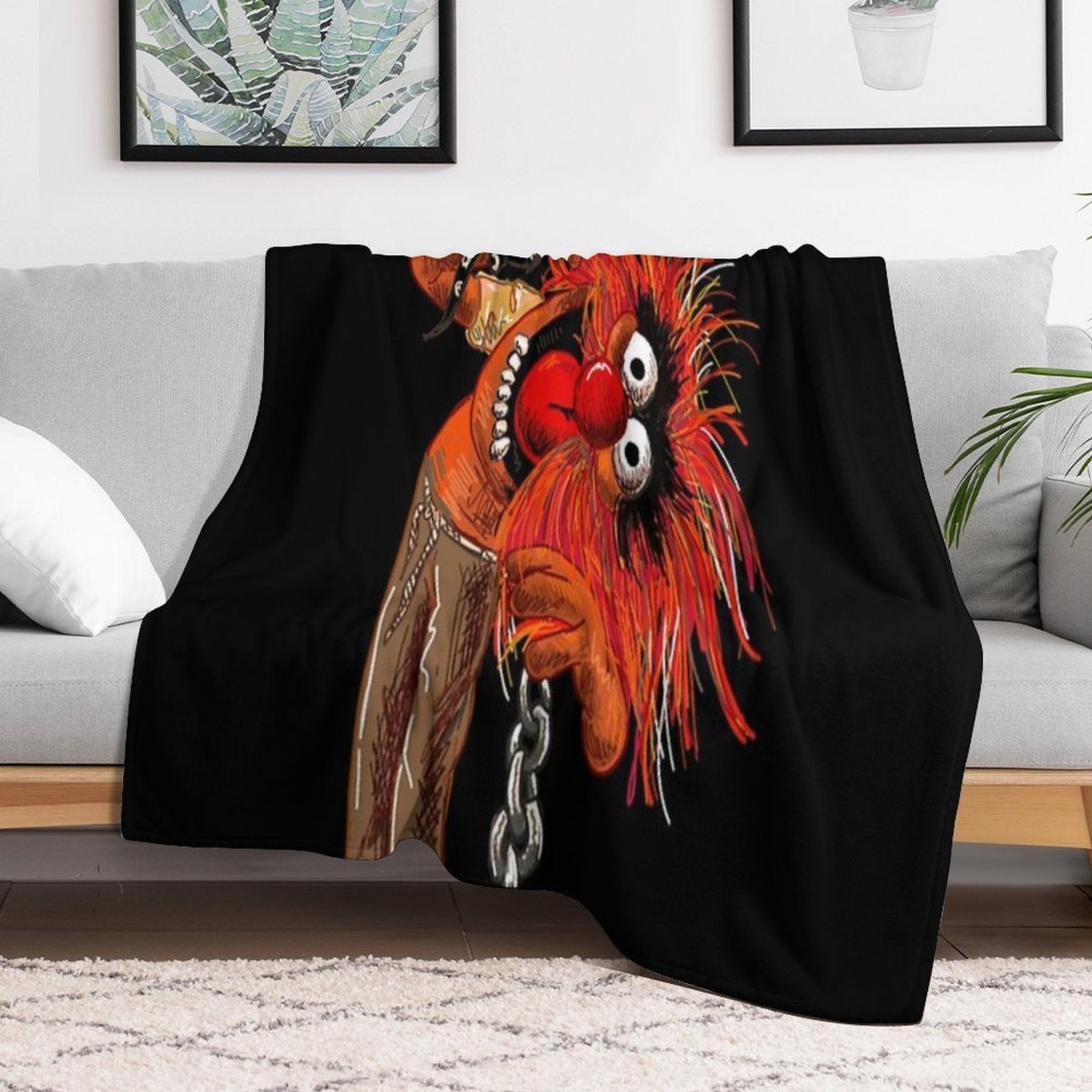 Animal The Muppets Travel-friendly Throw Blanket