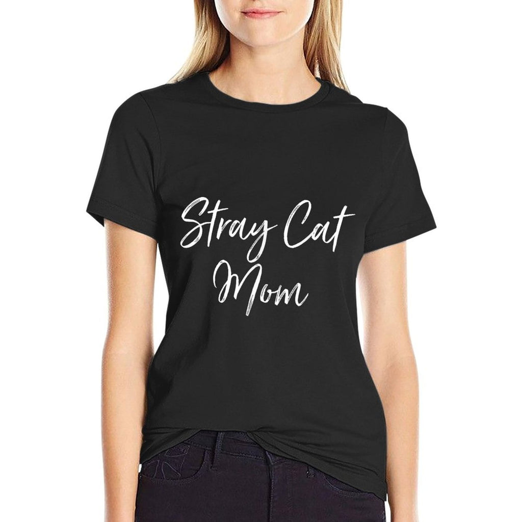 Stray Cat Mom  Relaxed-fit T-Shirt