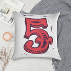 Red 5 Soft Warmth Comfort Throw Pillow
