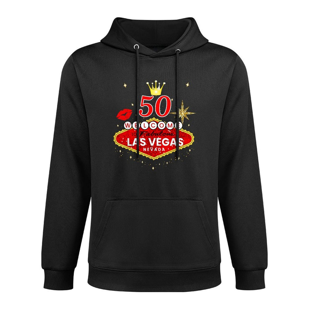 Las Vegas Girls Trips 2024, Vegas 50th Birthday Squad Easy Care Hoodie