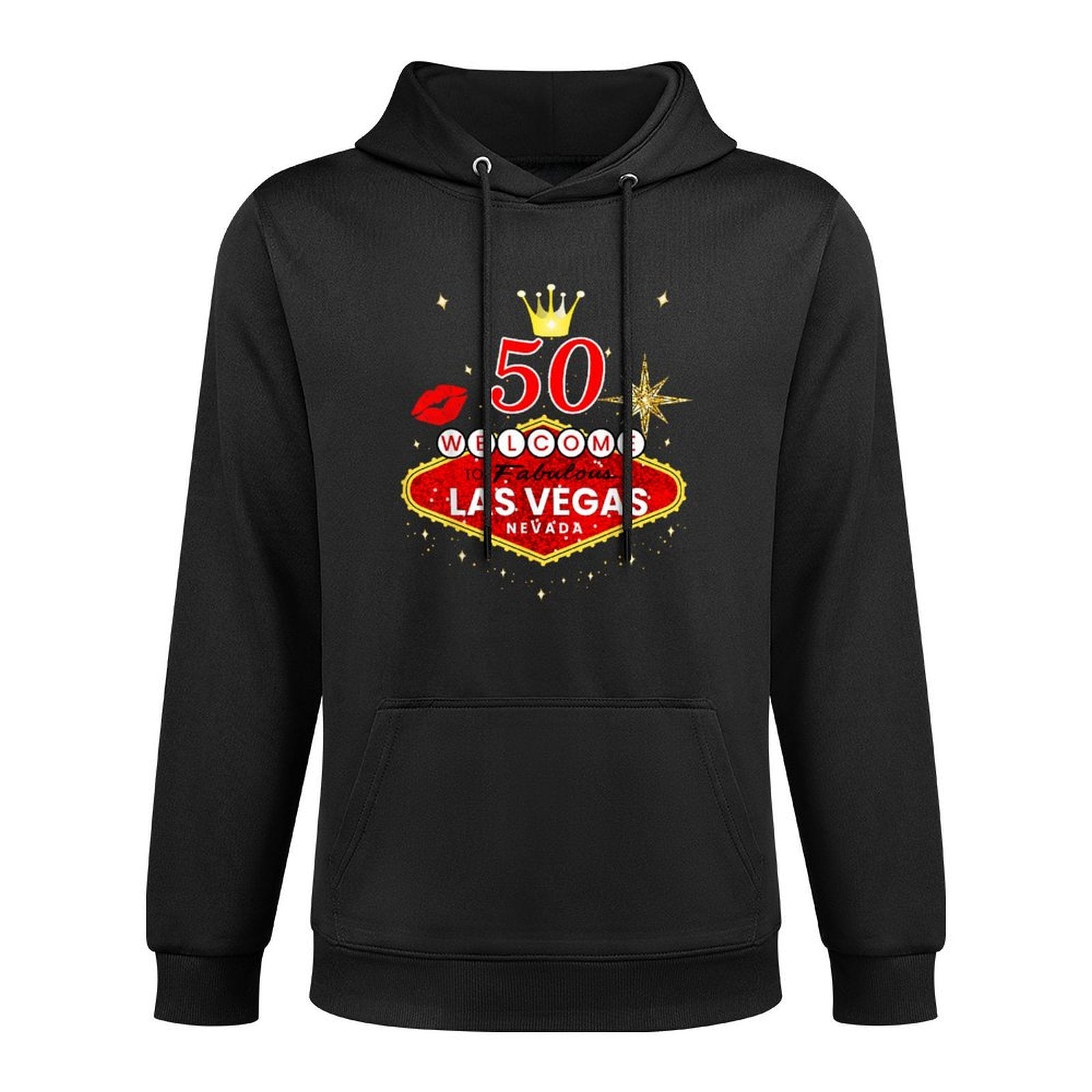 Las Vegas Girls Trips 2024, Vegas 50th Birthday Squad Easy Care Hoodie