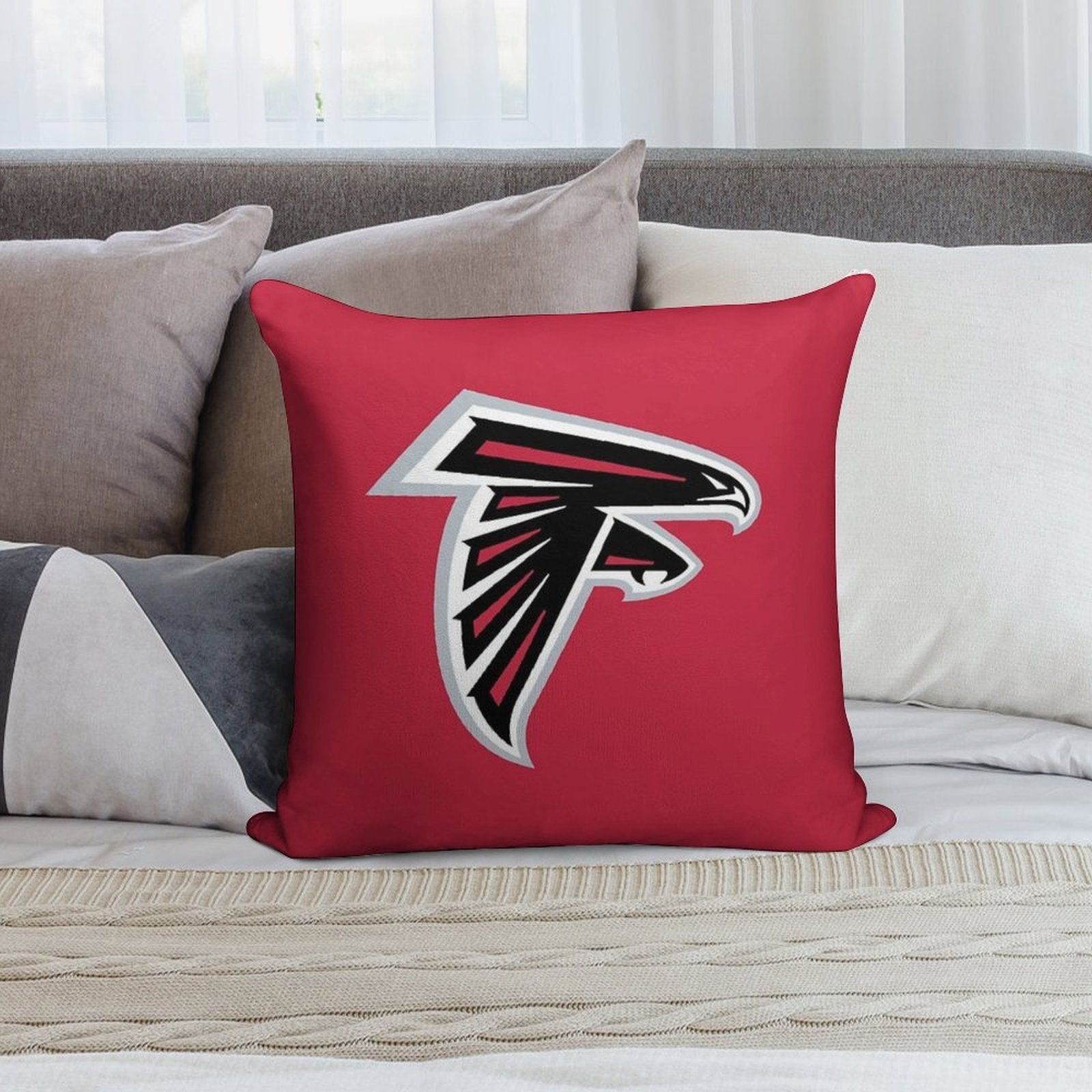 Falcoholic Soft Luxury Feel Throw Pillow