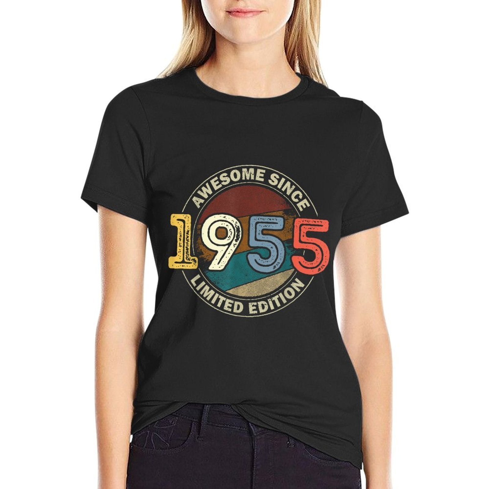 Vintage 70 Birthday Decorations Men 70yr 1955 70th Birthday  Soft T-Shirt